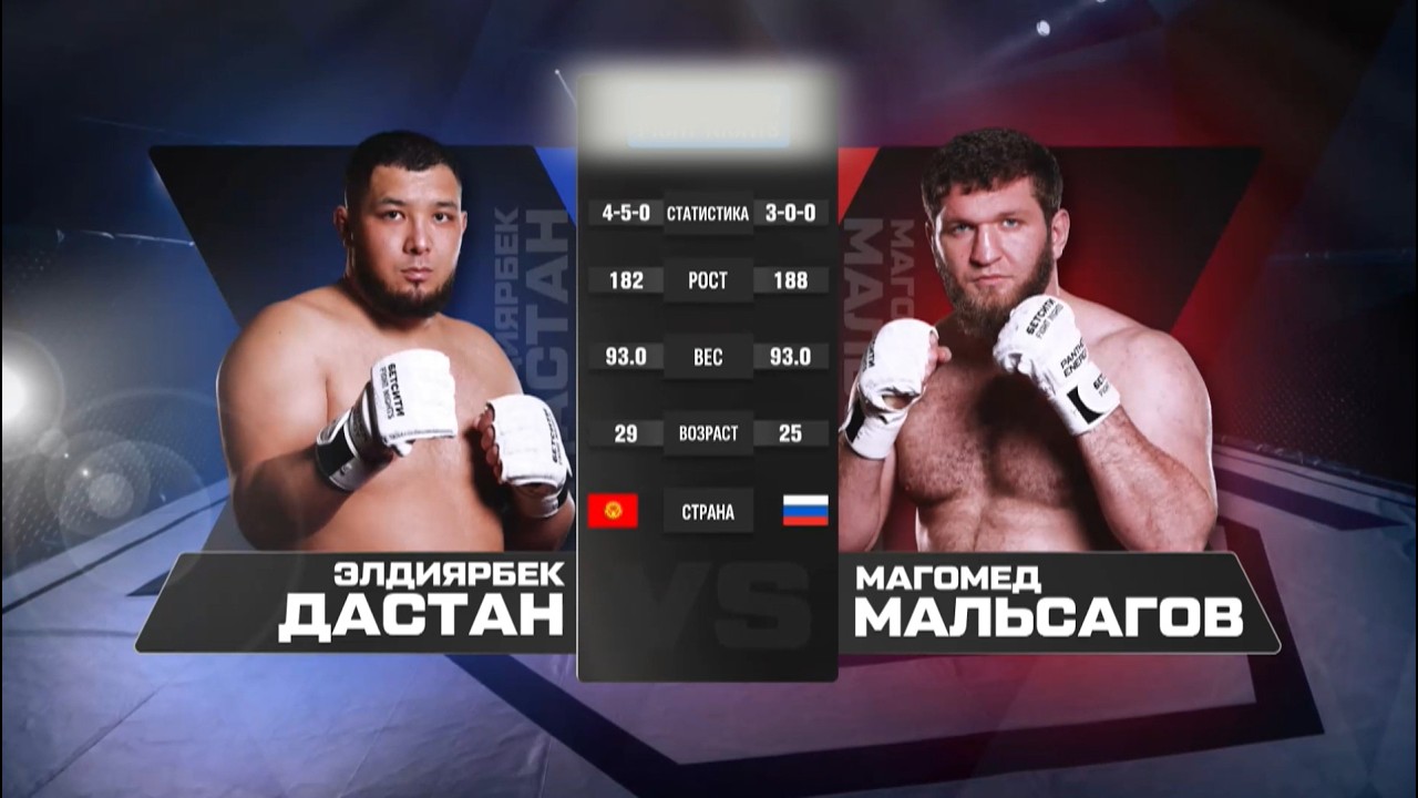 Элдиярбек Дастан vs. Магомед Мальсагов / БЕТСИТИ FIGHT NIGHTS 133