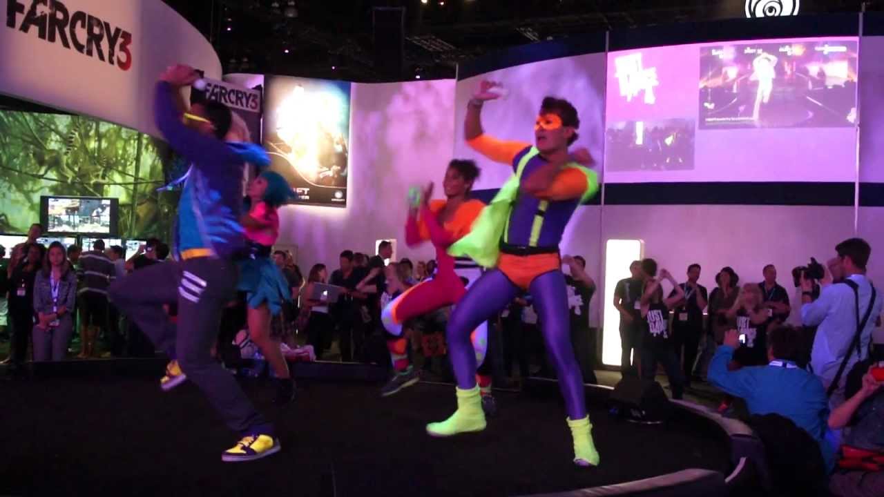 E3 2012 Just Dance 4: Maroon 5 - Moves Like Jagger Gameplay