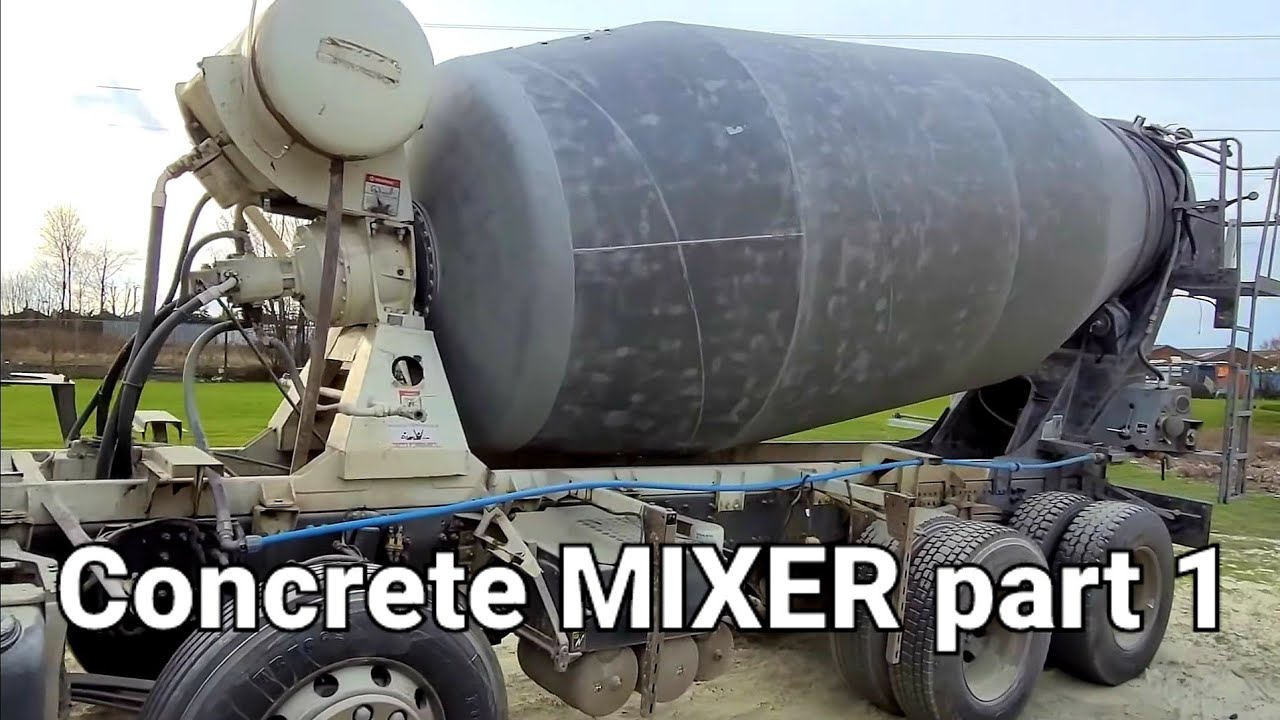 Concrete MiXeR Truck SandBlasting Part 1 the Drum
