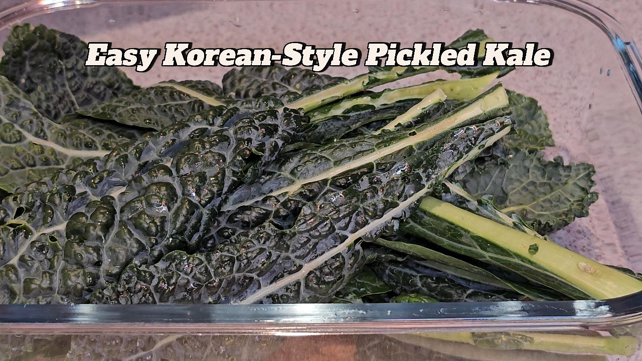 Easy Korean-Style Pickled Kale