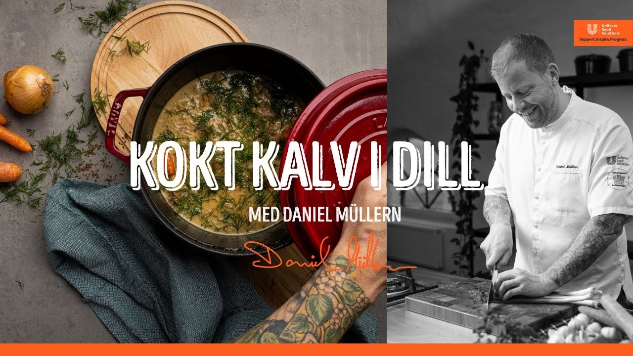 Daniel Müllern sätter smakerna i kokt kalv i dill