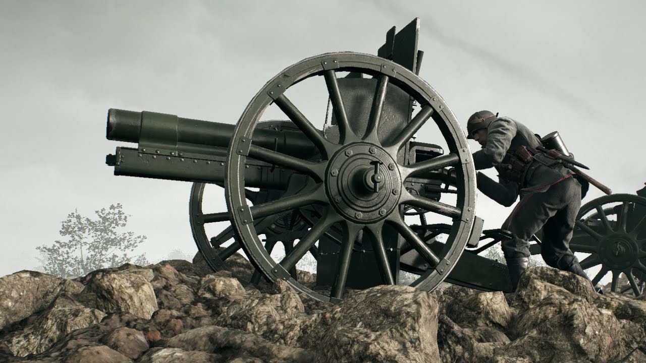 Battlefield 1 Feldkanone 96 Massacre - 4K