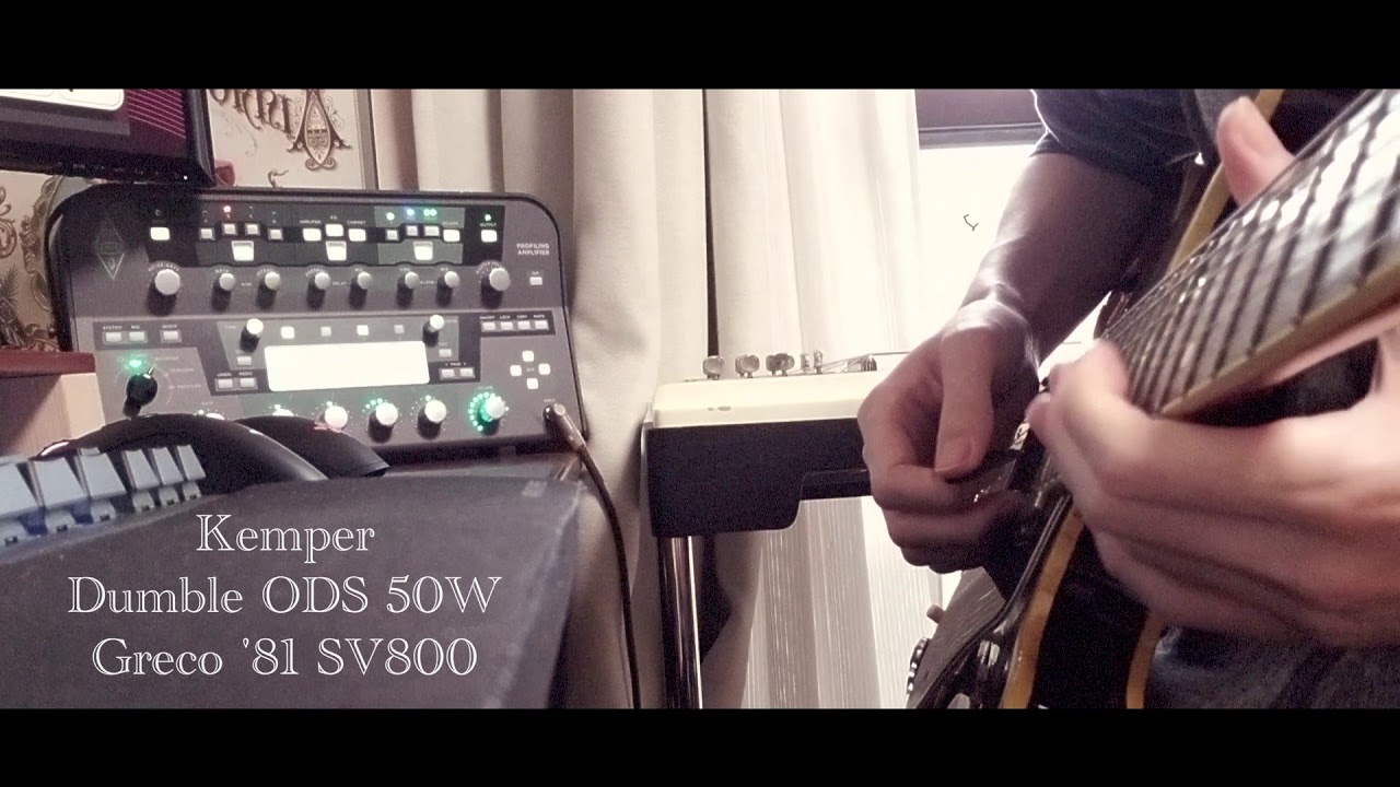 Kemper Dumble ODS 50W by ReampZone / Greco Semi-Hollow SV800