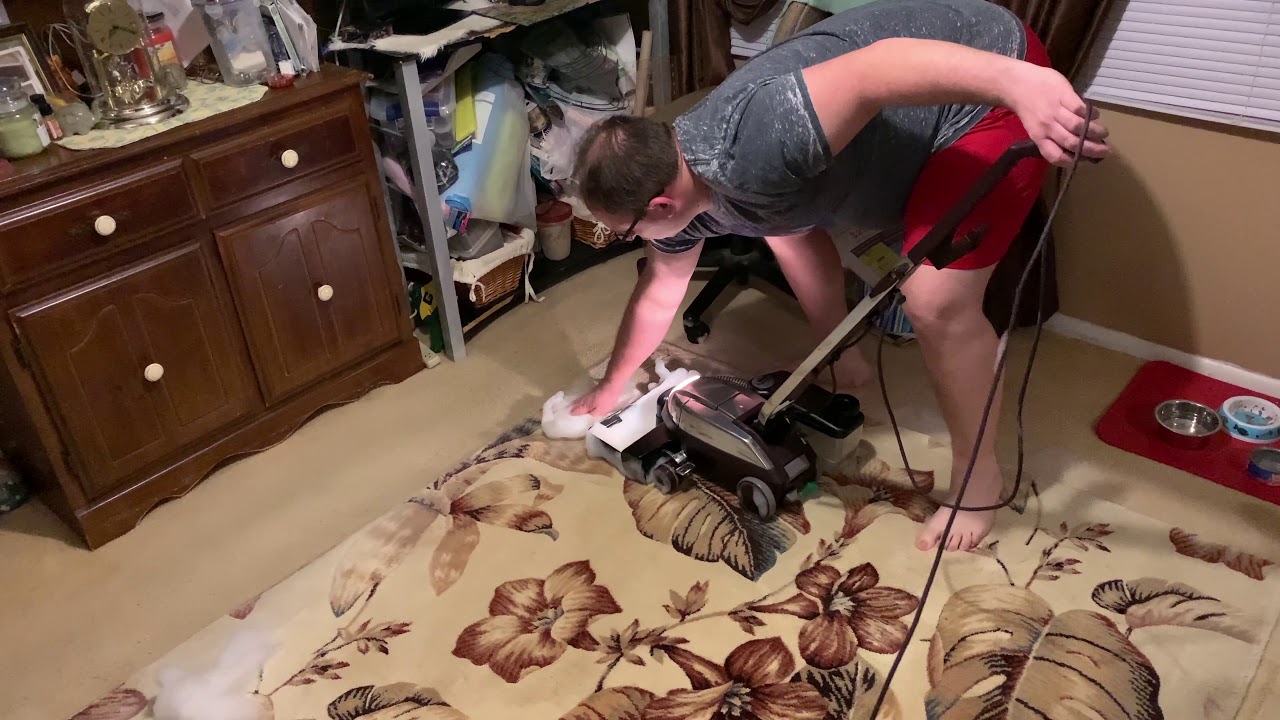 Kirby G5 Carpet Shampoo System In Action