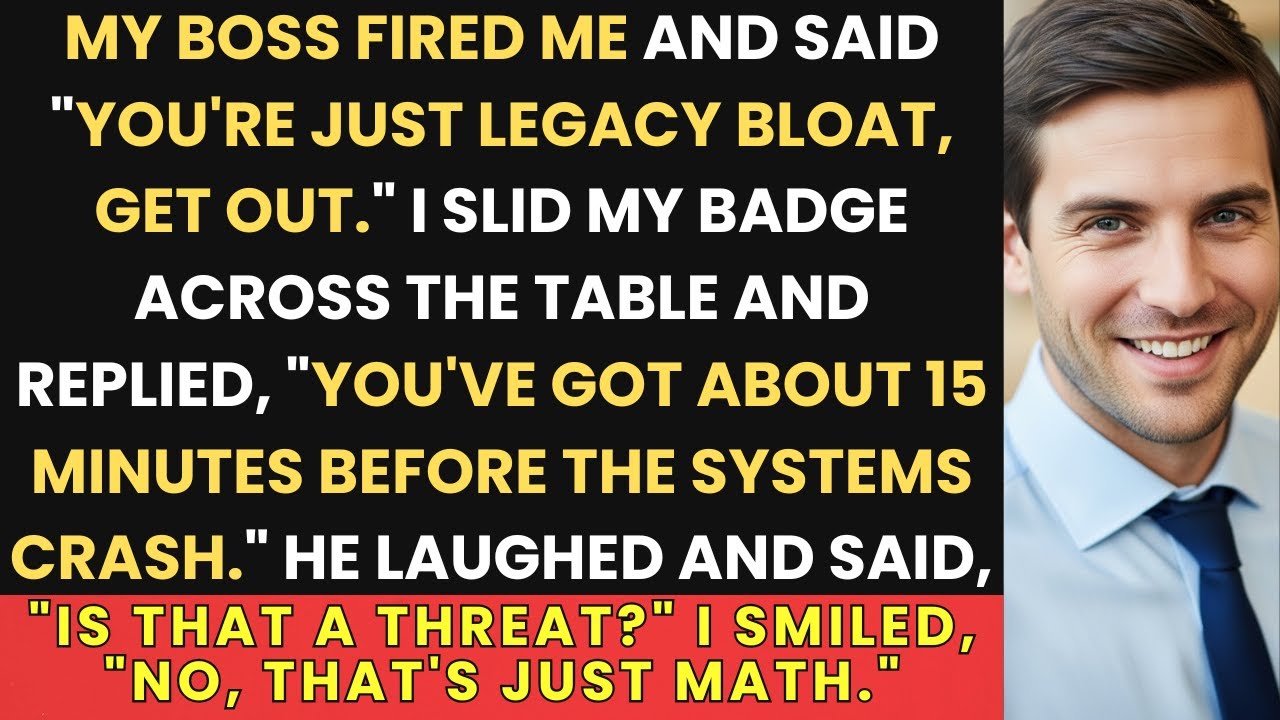 Boss Fired Me As 