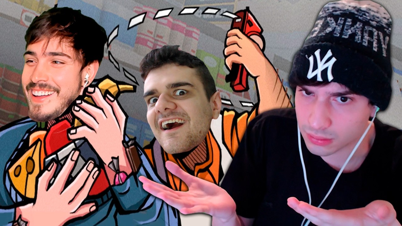 JOGAMOS UM JOGO DE ROUBAR O SUPERMERCADO DO AMIGO! (FIZEMOS O DONO DO MERCADO DA RAGE)