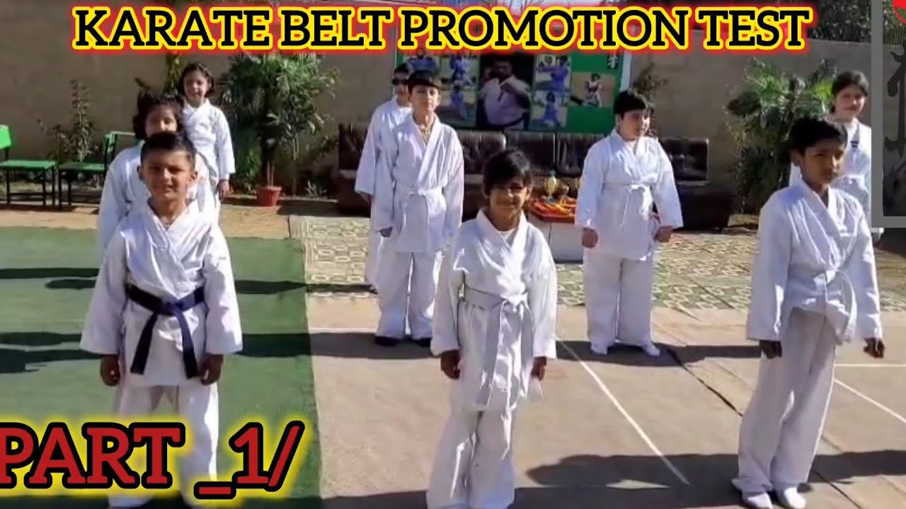 KARATE BELT PROMOTION IN BRIGHT MIND SCHOOL ISLAMABAD PART- 1