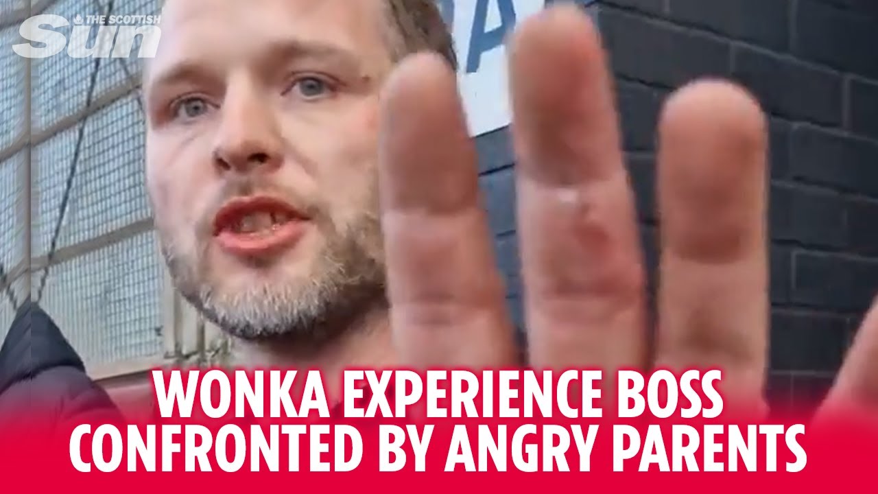Wonka Experience boss confronted by angry parents at door as they call Glasgow event a ‘scam’
