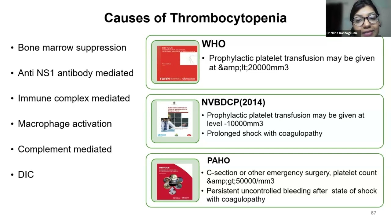 CAHO Zoonotic Diseases Webinar Series Dengue Fever: Management of All Stages of Dengue Fever