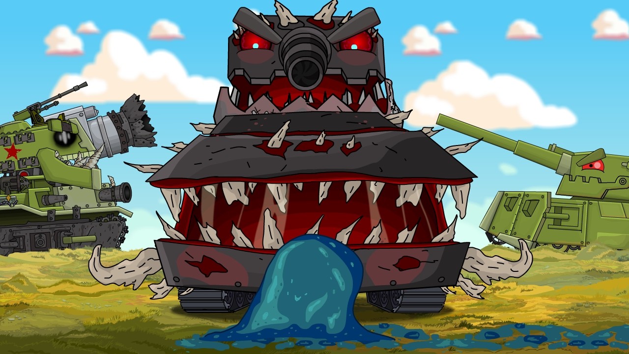 RATTE THE PARASITE | I WILL DEVOUR YOUR TECHNOLOGY! Cartoons about tanks