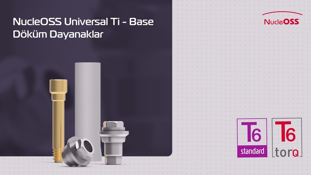 NucleOSS - Universal Ti-Base Döküm Abutment