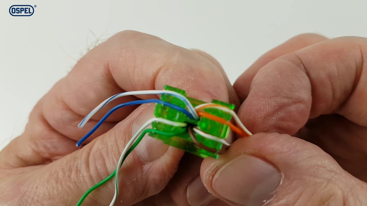 Moduł gniazda komputerowego RJ45 MMC kat5e ekranowany MGK K5E