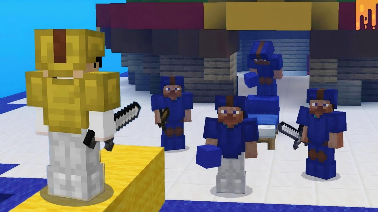 Minecraft Pe Nethergames Bedwars Squads...