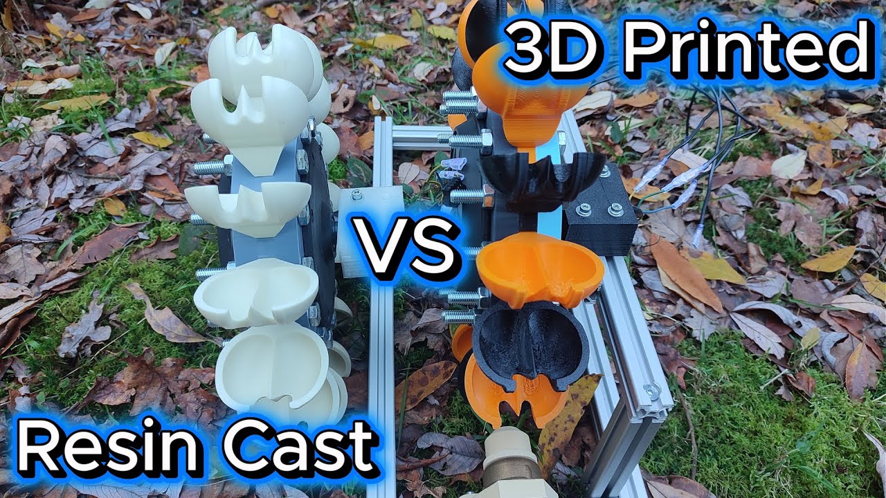 3D Printed vs Resin Cast Pelton Wheel | Hoverboard Generator Efficiency Test
