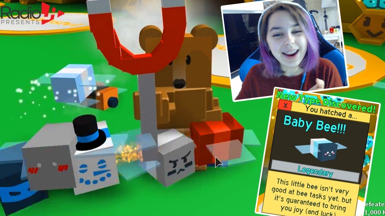 NOOB BEES! BABY & LOOKER in ROBLOX BEE SWARM SIM!