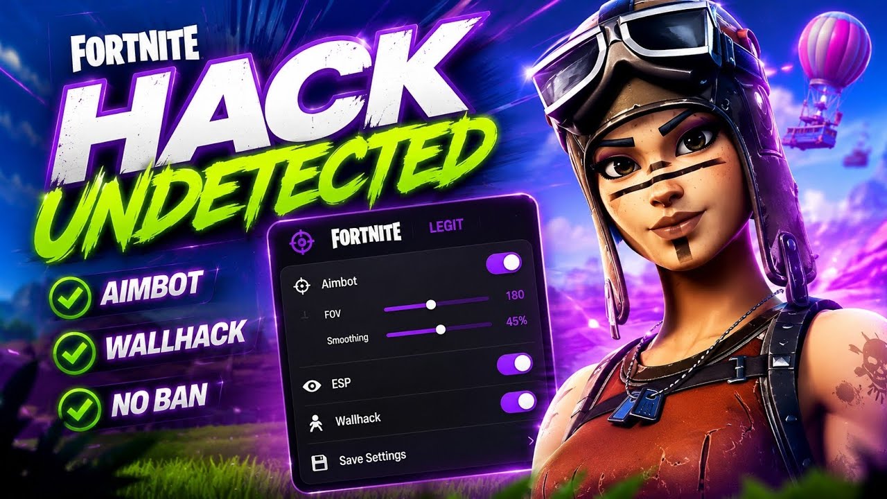 Fortnite Hack 2026 FREE - Aimbot + ESP - Undetected Fortnite Cheat PC