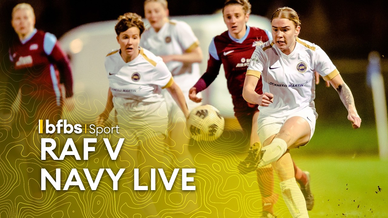 RAF v Royal Navy LIVE | Inter Services women's football opener from Lincoln