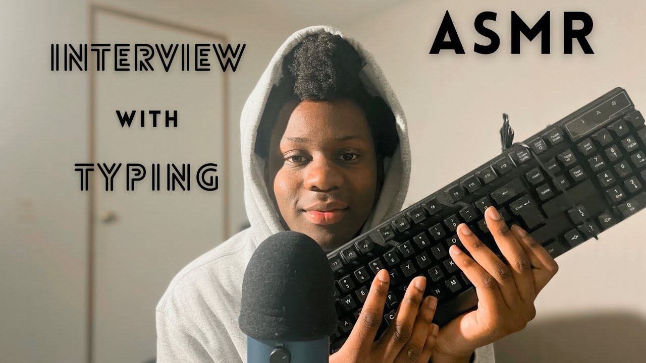 ASMR Whispered Personal Questions | Keyboard Typing