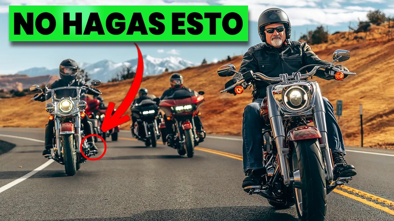 12 señales de que todavía eres un motociclista principiante
