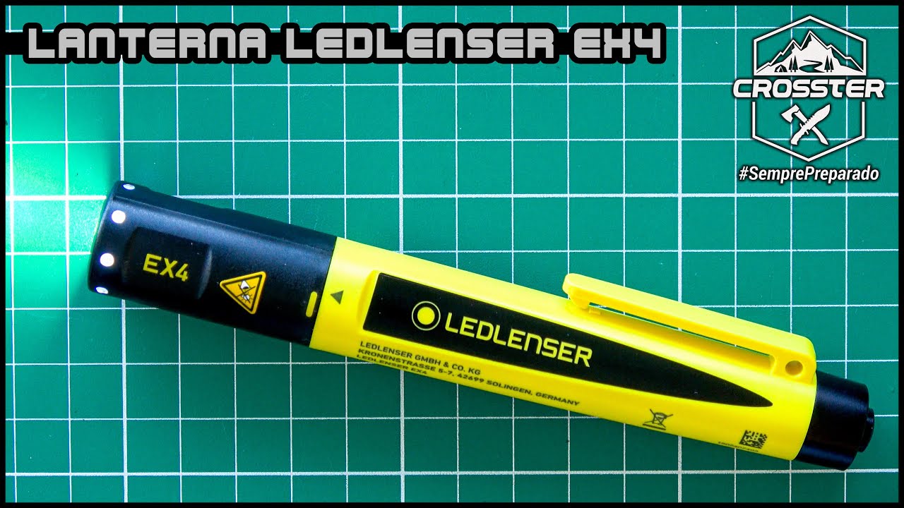 Lanterna anti-explosão? Conheça a Ledlenser EX4 (500682) ATEX - #UnboxingCrosster