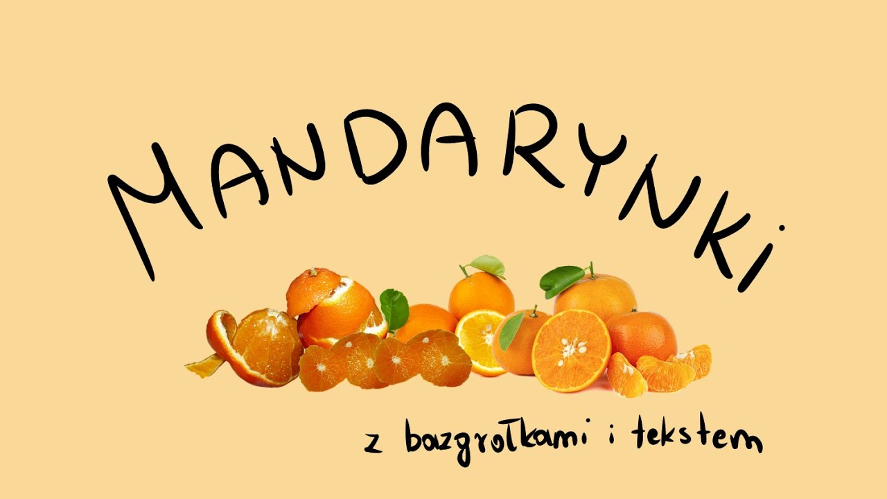 Mandarynki (piosenka ukulele z bazgrołkami i tekstem)