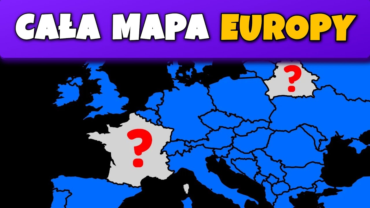 mapa Europy  - zgadniesz WSZYSTKIE państwa? 🔥🌍 | Quiz Geografia 2025