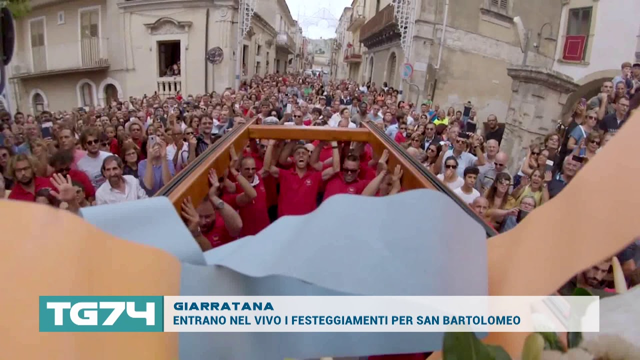 GIARRATANA, ENTRANO NEL VIVO I FESTEGGIAMENTI PER SAN BARTOLOMEO