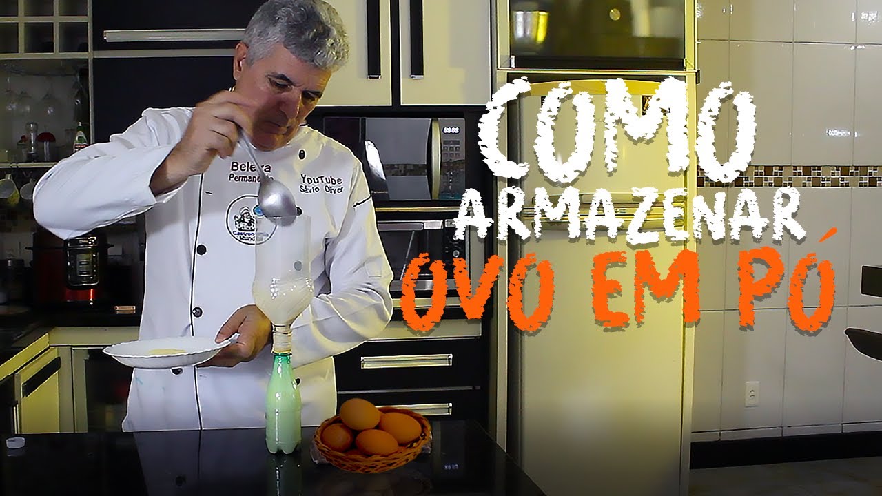COMO ARMAZENAR OVO EM PÓ POR MAIS DE 3 ANOS!