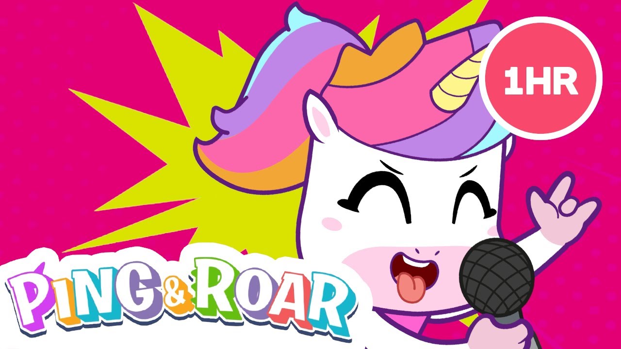 ⏰1 HORA DE DURACIÓN | Lindo pequeño dinosaurio de dibujos animados | Ping y ROAR! | 30