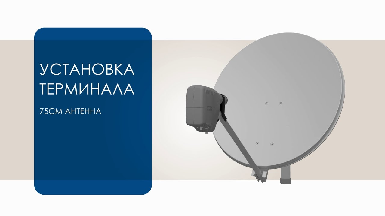 Пособие по VSAT - Установка спутниковой антенны 75см и модема MDM2200 системы Newtec Dialog®