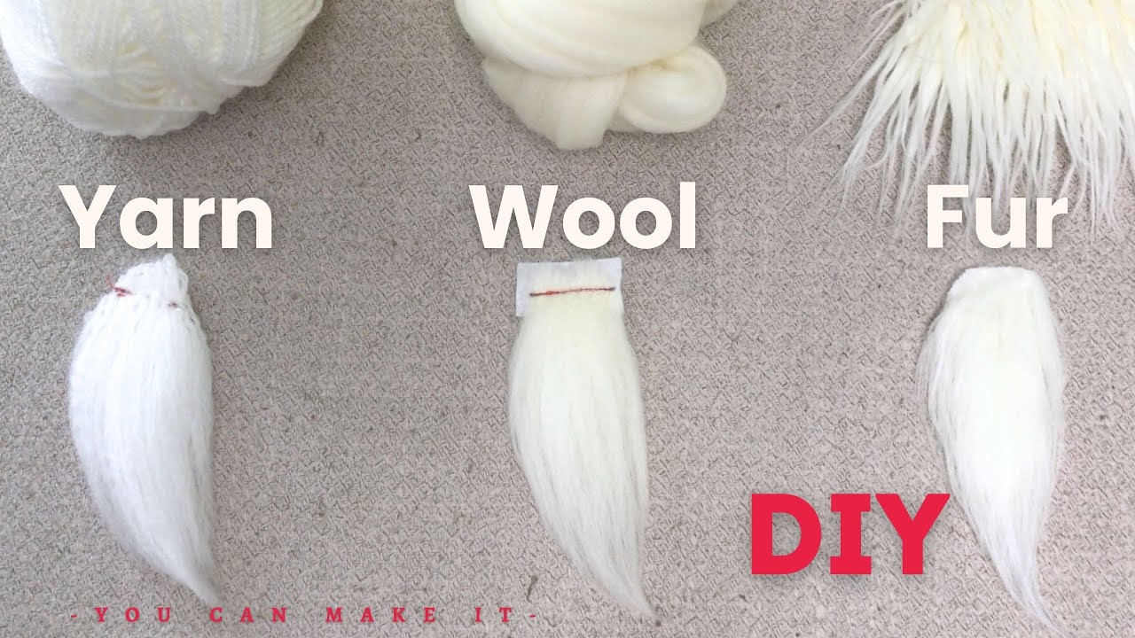 Как сделать бороду гнома. Мастер-класс по бороде гнома. Сделай сам. Любой размер.