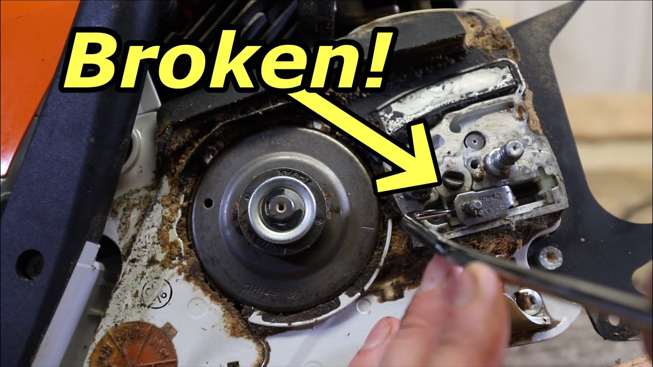 Fixing a broken chain tensioner | Stihl MS362C