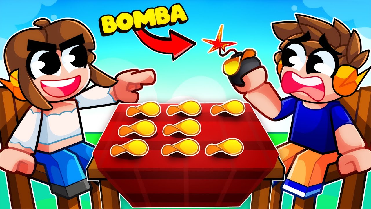 N&Atilde;O COMA A BATATA COM A BOMBA no Roblox!