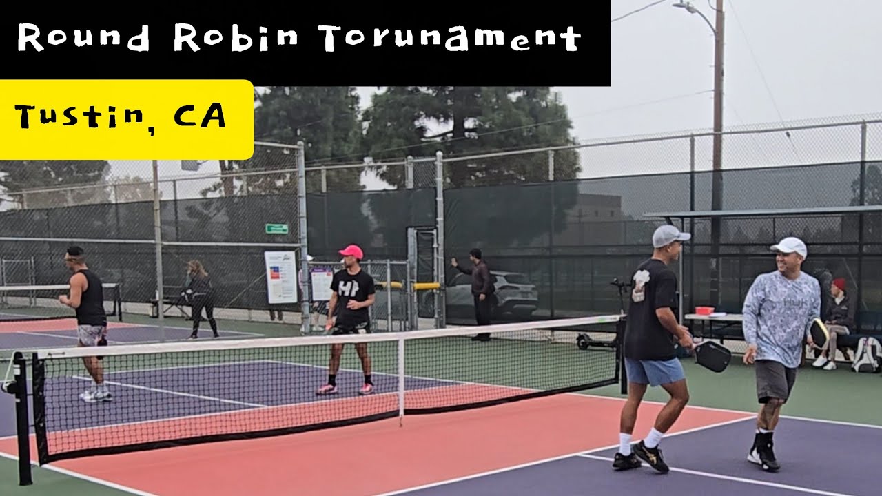 Jay's Round Robin Tournament - Men's Doubles 4.5+ - Tustin, CA - Pool Play and Medal Match 🥇
