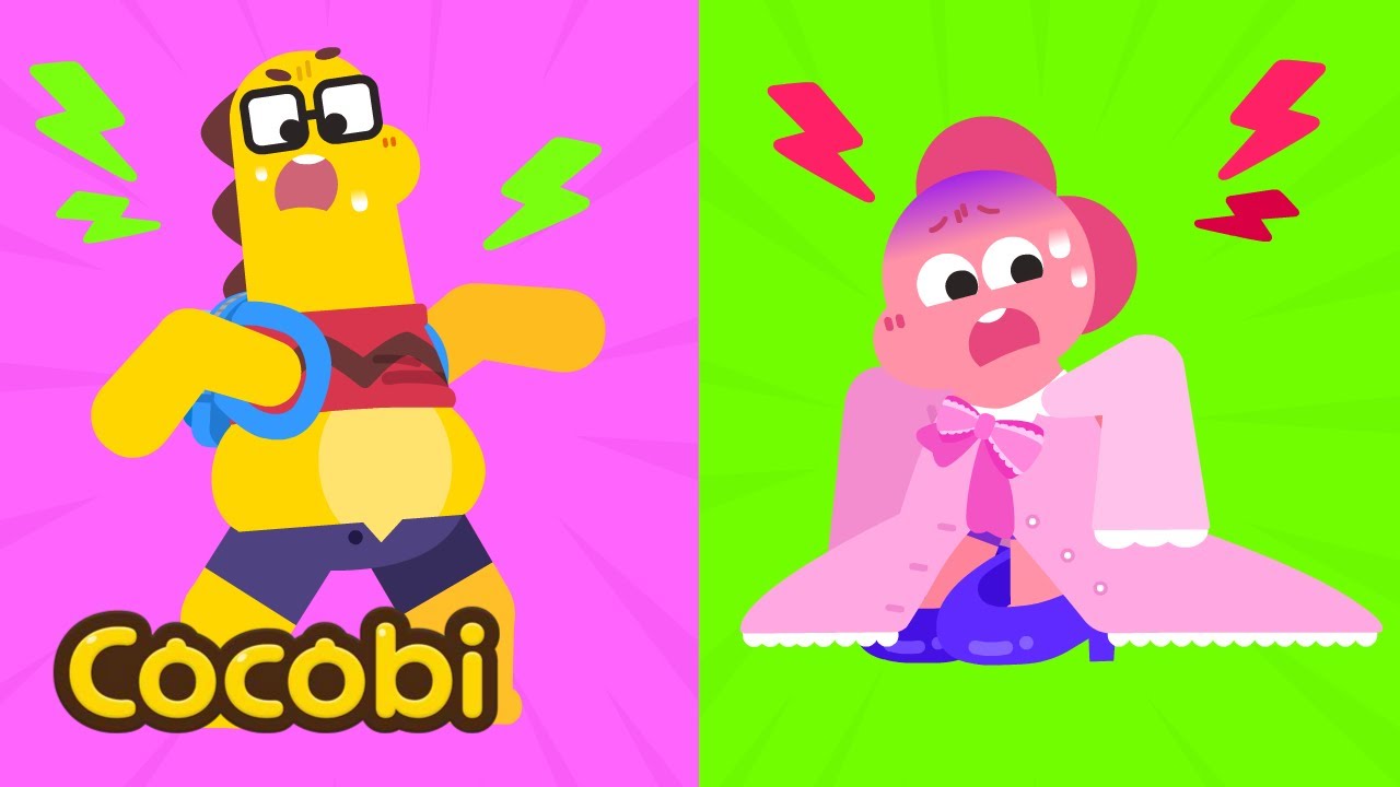 &iexcl;Peque&ntilde;os y Grandes! &iexcl;Mi Ropa No Me Queda!😅👕 | Canciones Infantiles | Kids Songs | Cocobi