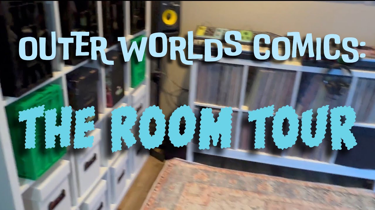 Comic Book and Vinyl Room Tour 2025!