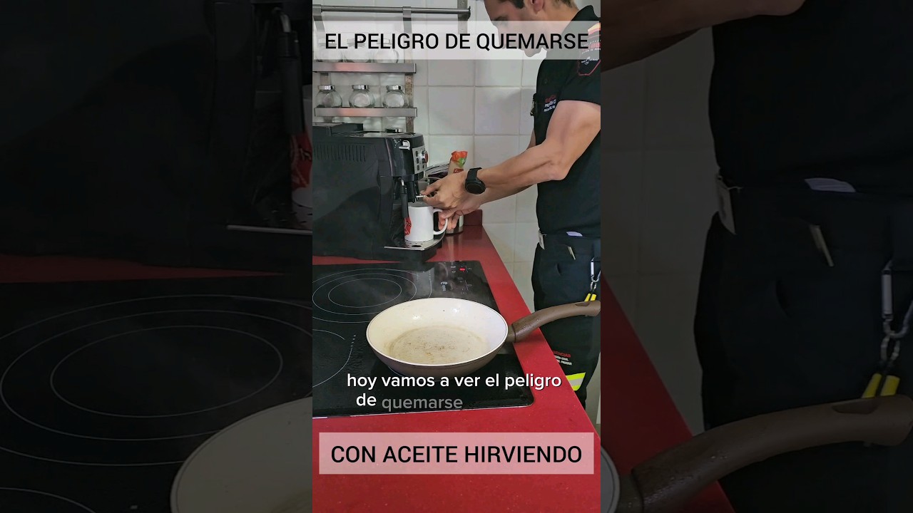 Quemadura con aceite hirviendo. #supervivencia #curiosidades #emergencia