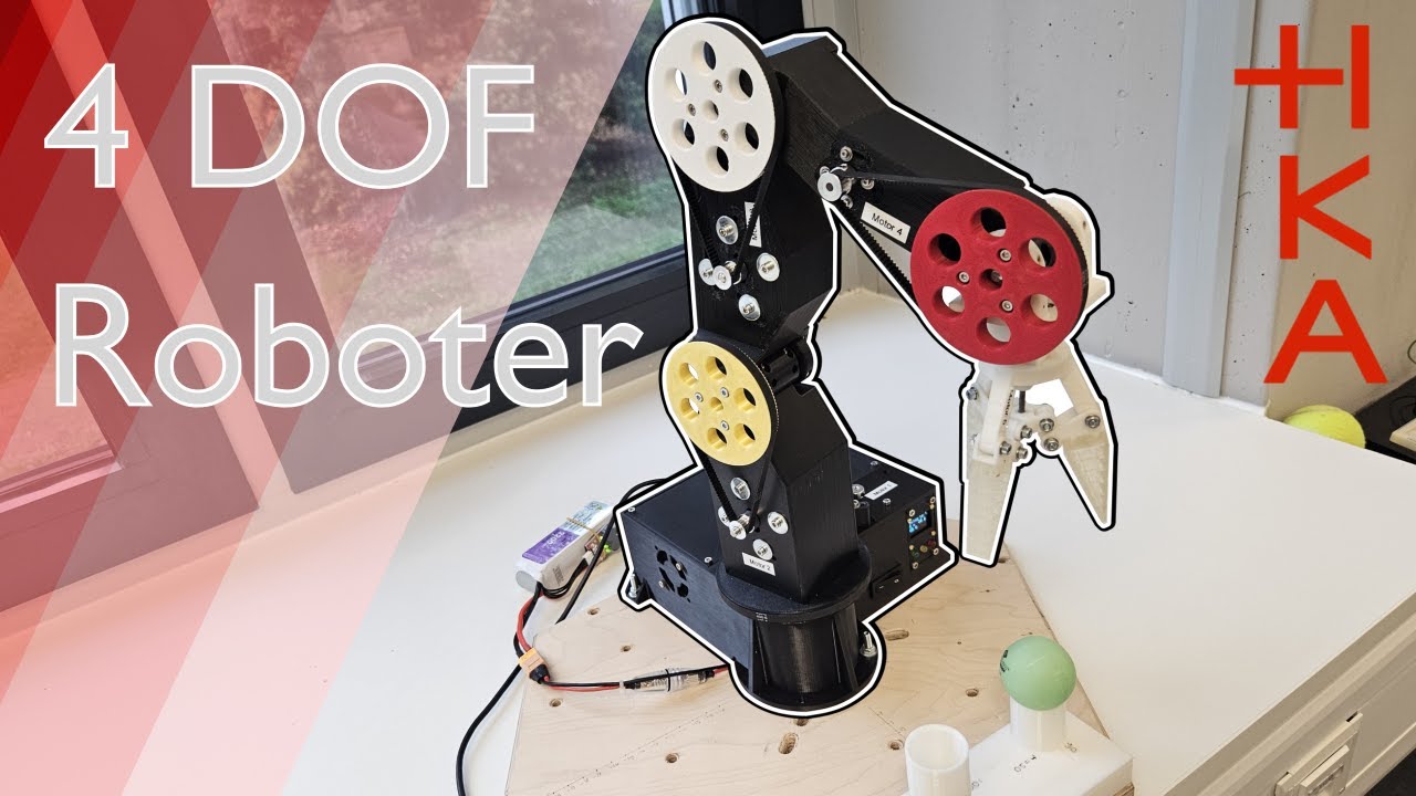 DIY-Roboterarm (4-DOF) f&uuml;r wenig Geld &ndash; Open-Source Build