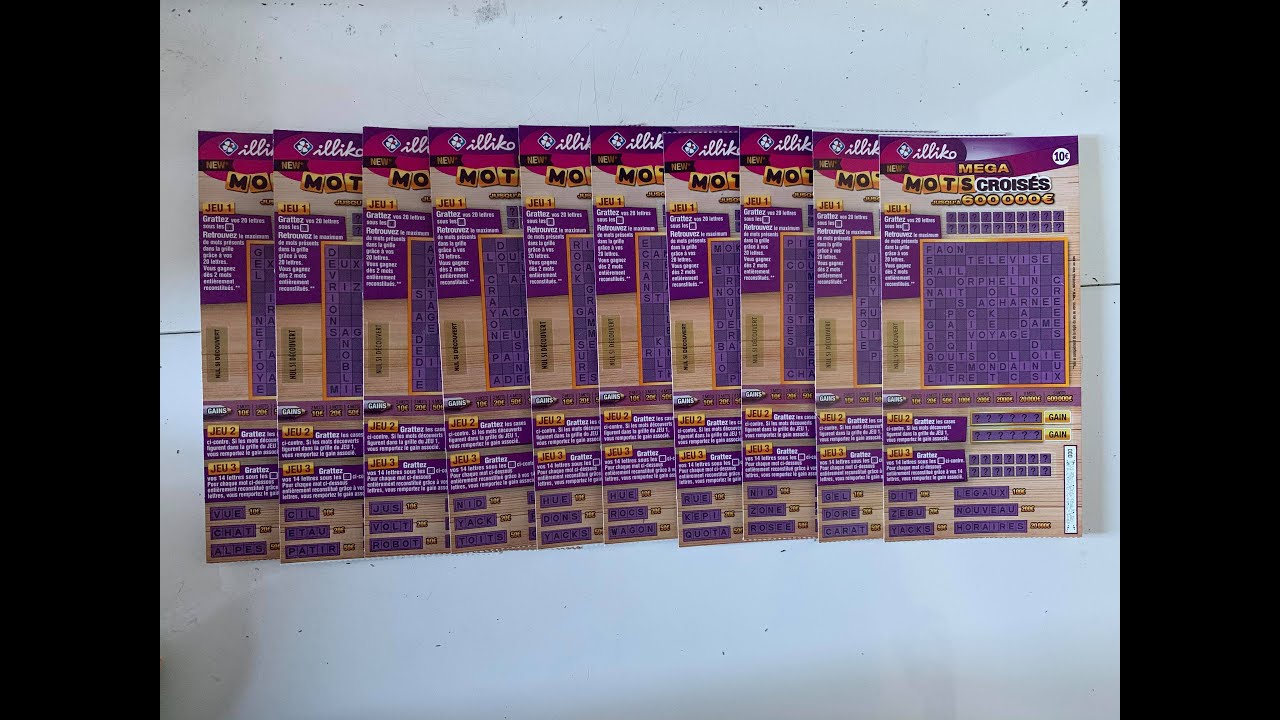 On GRATTE 10 MOTS CROISES A 10€ pour les 7500 ABONNES