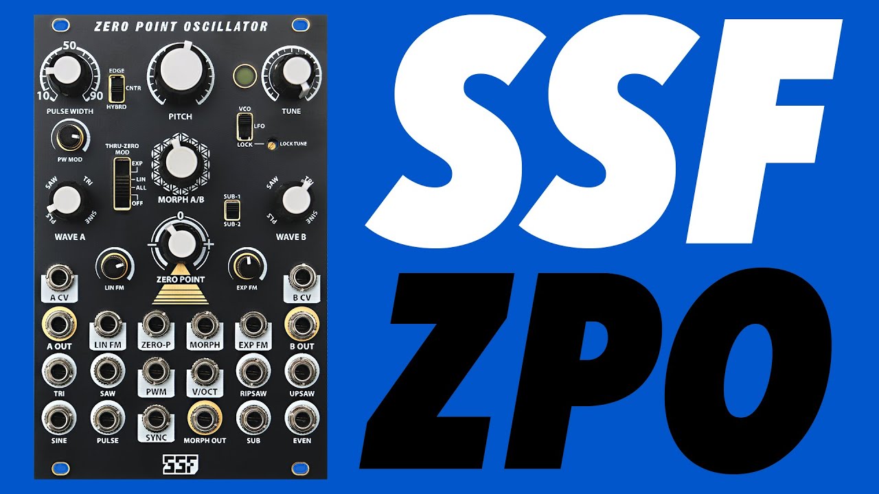 Steady State Fate SSF Zero Point Oscillator ZPO // unique thru zero FM & AM + morphing and more!
