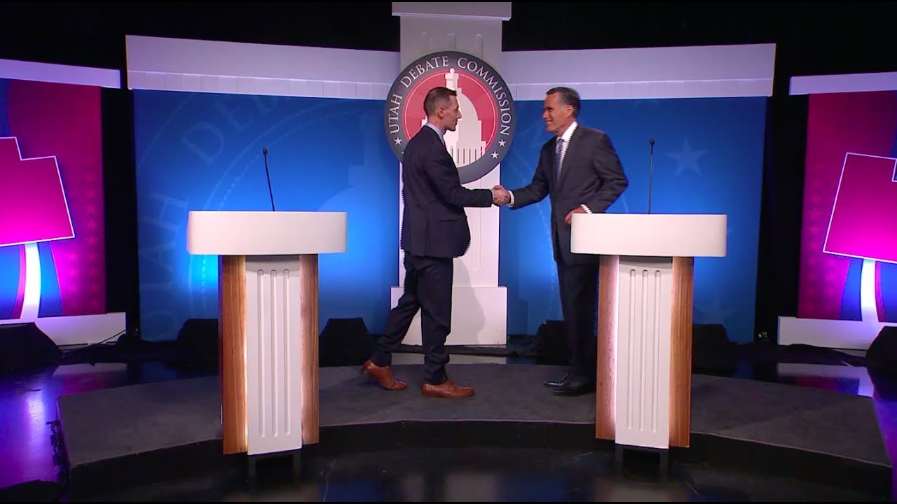 Mike Kennedy & Mitt Romney Senate Republican Primary Debate
