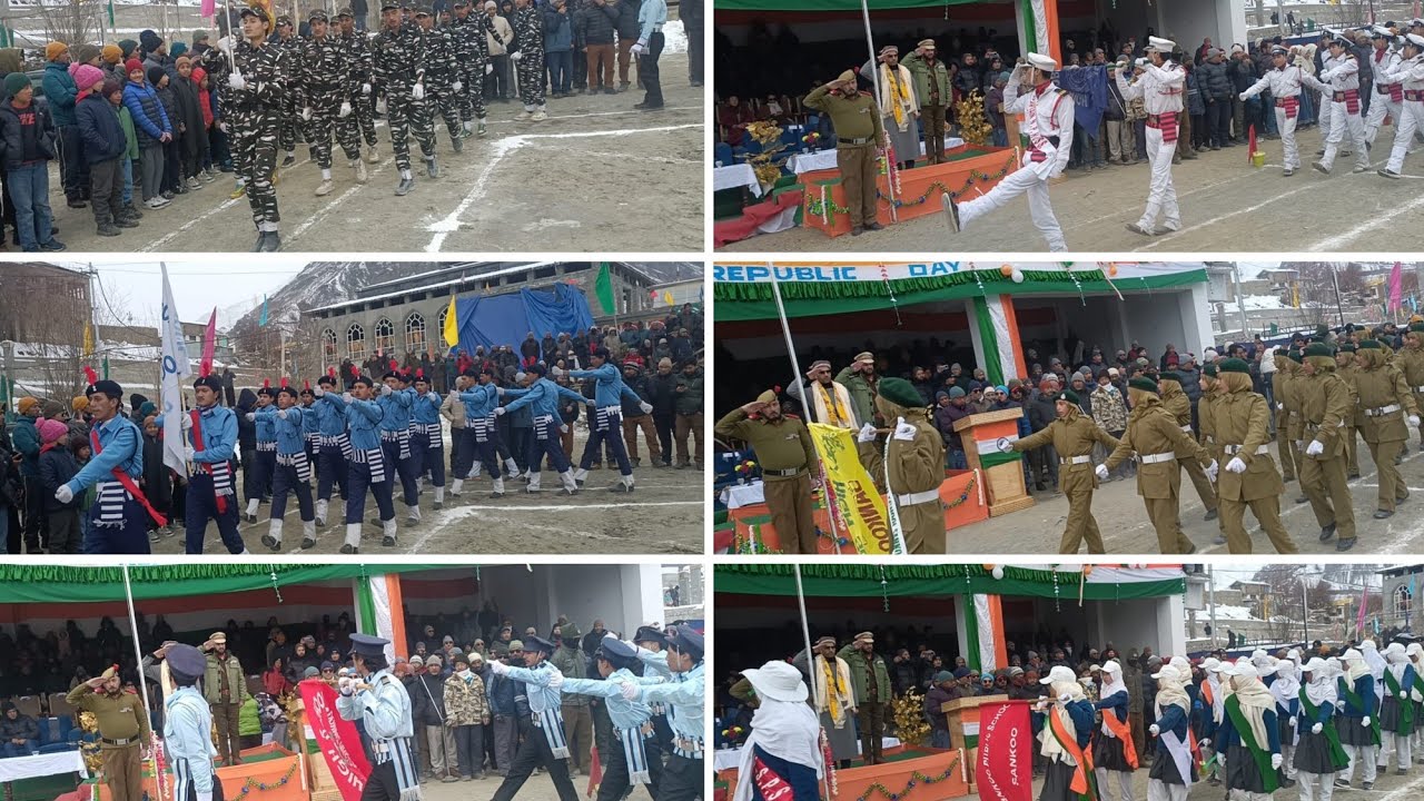 PRADE PART||77th republic day parade celebration at sankoo kargil Ladakh|| @Helbi_akbar_khan 