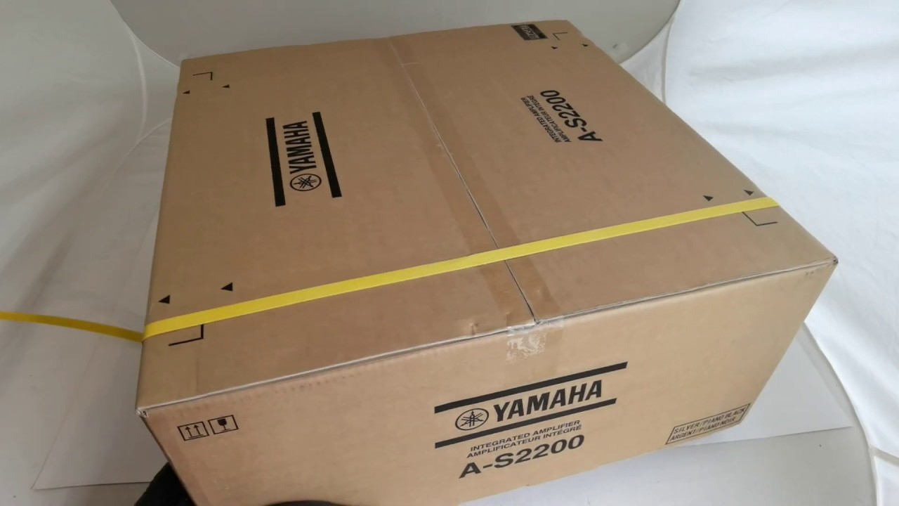 Yamaha A-S2200 integrated amplifier unboxing and deep unboxing