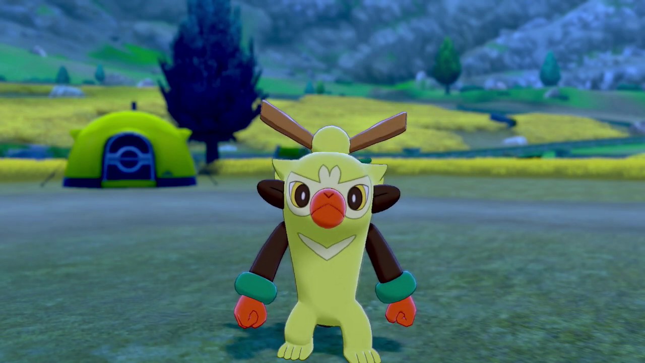 Thwackey In Camp - Pokemon Sword & Shield