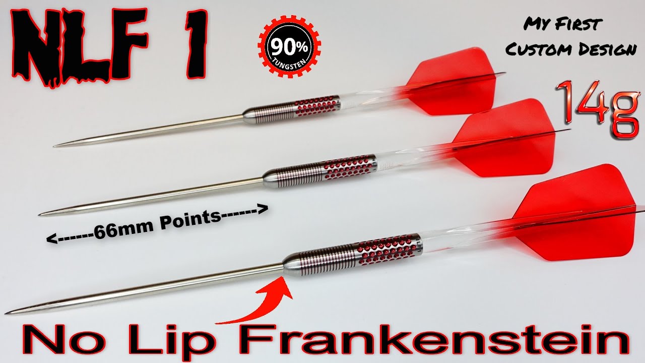 THEY'RE HERE!!! - NLF - 1 Frankenstein Darts Review - My First Custom Set