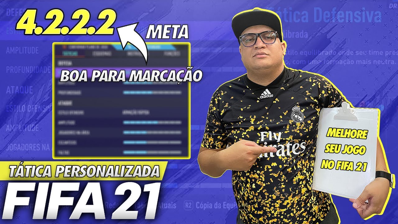 A MELHOR TÁTICA PERSONALIZADA DO FIFA 21!!! MELHORE SUA MARCAÇÃO - FIFA 21 ULTIMATE TEAM