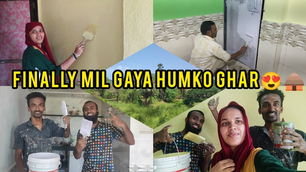 Finally kar Diye ghar mein colour😍 colour Marne per yah bahut Masti🤣 Sab Ho Gaye bahut khush😜