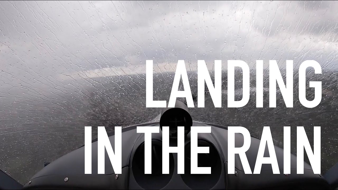 From sunny VFR to landing in the rain