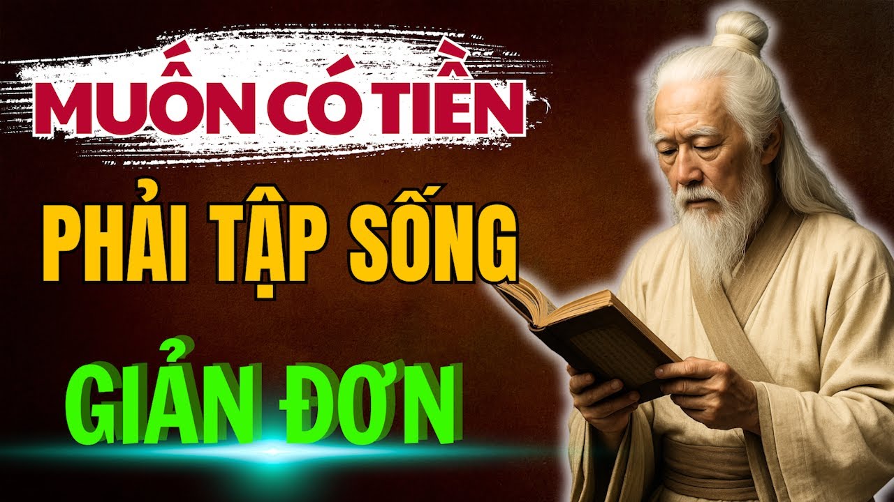 TRÍ TUỆ CỔ NHÂN: Người khôn TẬP SỐNG GIẢN DỊ, Giàu có TỰ TÌM ĐẾN | Triết Lý Nhân Sinh