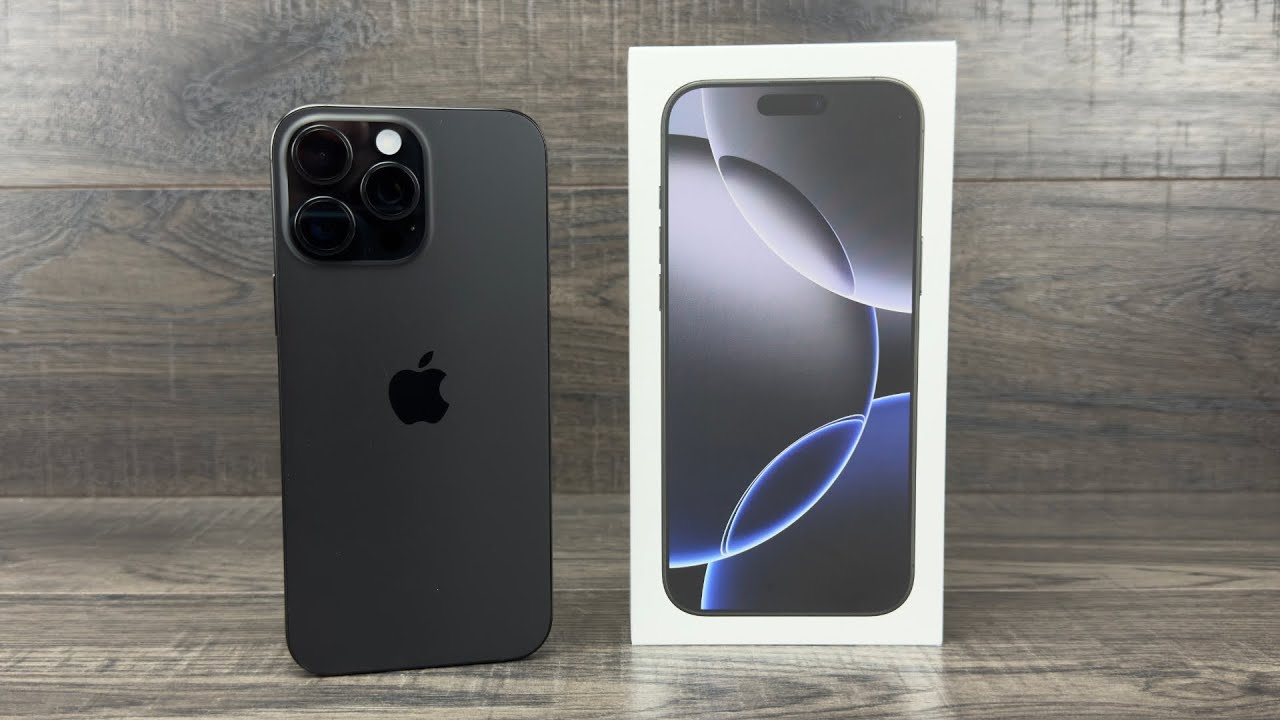 Unboxing iPhone 16 Pro Max Black Titanium